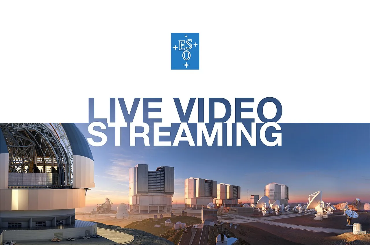 Professional equipment used for a live video stream